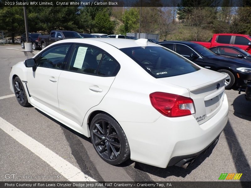 Crystal White Pearl / Carbon Black 2019 Subaru WRX Limited