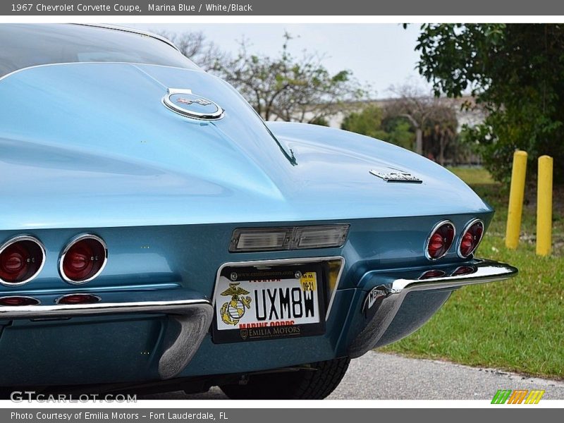 Marina Blue / White/Black 1967 Chevrolet Corvette Coupe