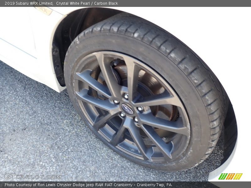 Crystal White Pearl / Carbon Black 2019 Subaru WRX Limited