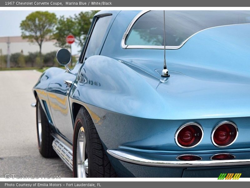 Marina Blue / White/Black 1967 Chevrolet Corvette Coupe