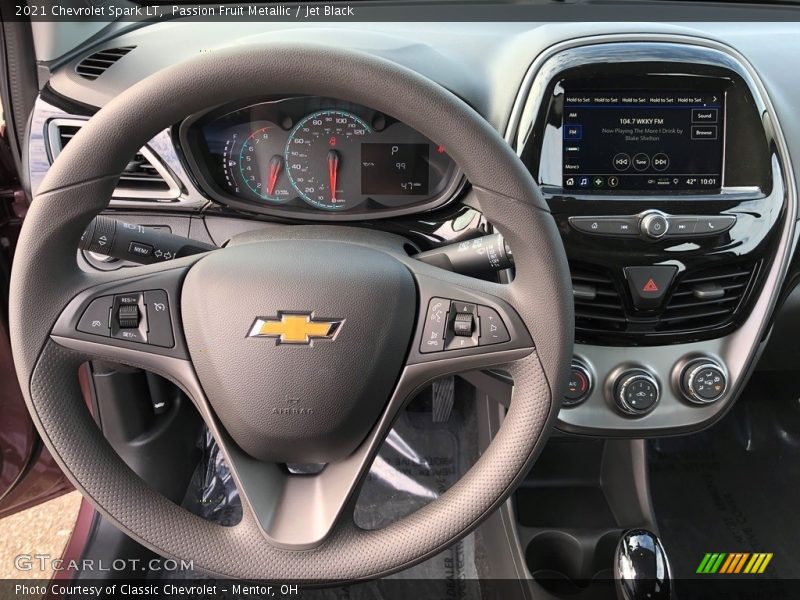Passion Fruit Metallic / Jet Black 2021 Chevrolet Spark LT