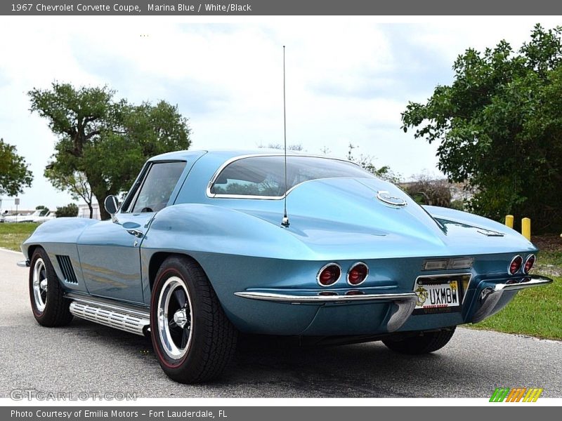 Marina Blue / White/Black 1967 Chevrolet Corvette Coupe