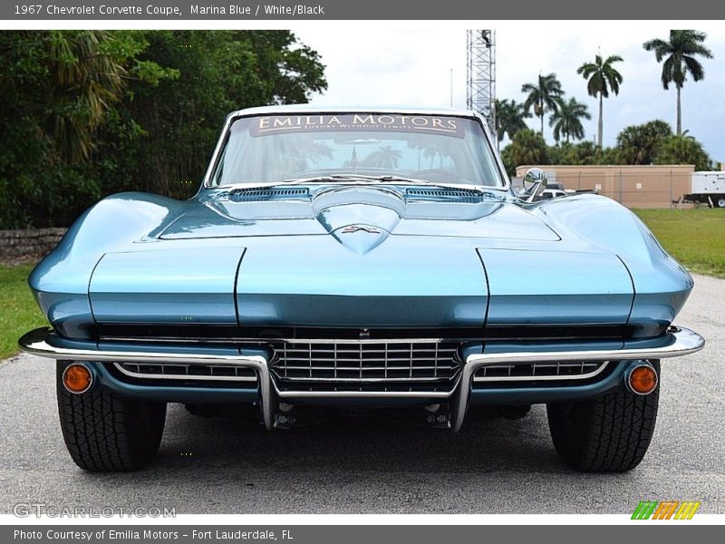 Marina Blue / White/Black 1967 Chevrolet Corvette Coupe