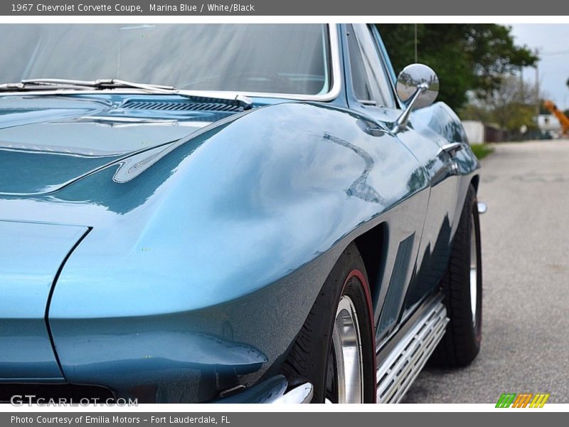 Marina Blue / White/Black 1967 Chevrolet Corvette Coupe