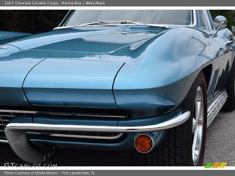 Marina Blue / White/Black 1967 Chevrolet Corvette Coupe