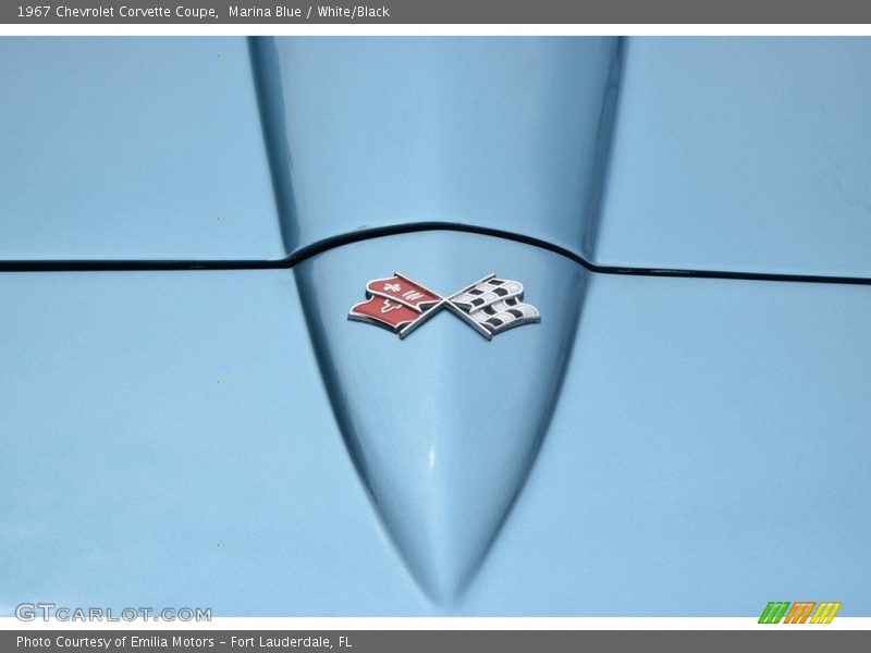 Marina Blue / White/Black 1967 Chevrolet Corvette Coupe