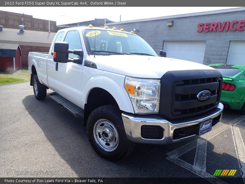 Oxford White / Steel 2013 Ford F350 Super Duty XL SuperCab 4x4