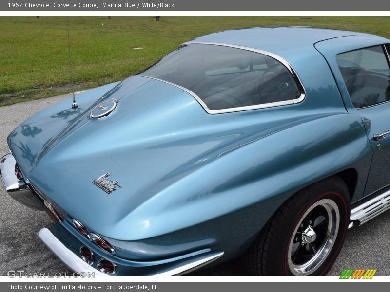 Marina Blue / White/Black 1967 Chevrolet Corvette Coupe