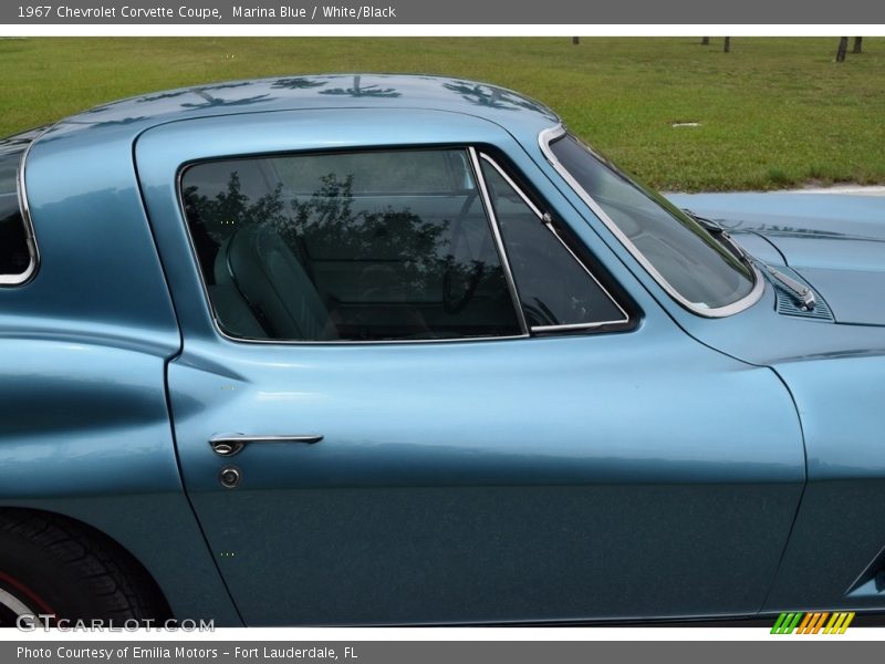 Marina Blue / White/Black 1967 Chevrolet Corvette Coupe