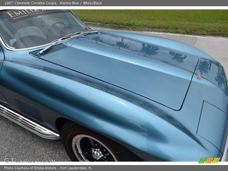 Marina Blue / White/Black 1967 Chevrolet Corvette Coupe