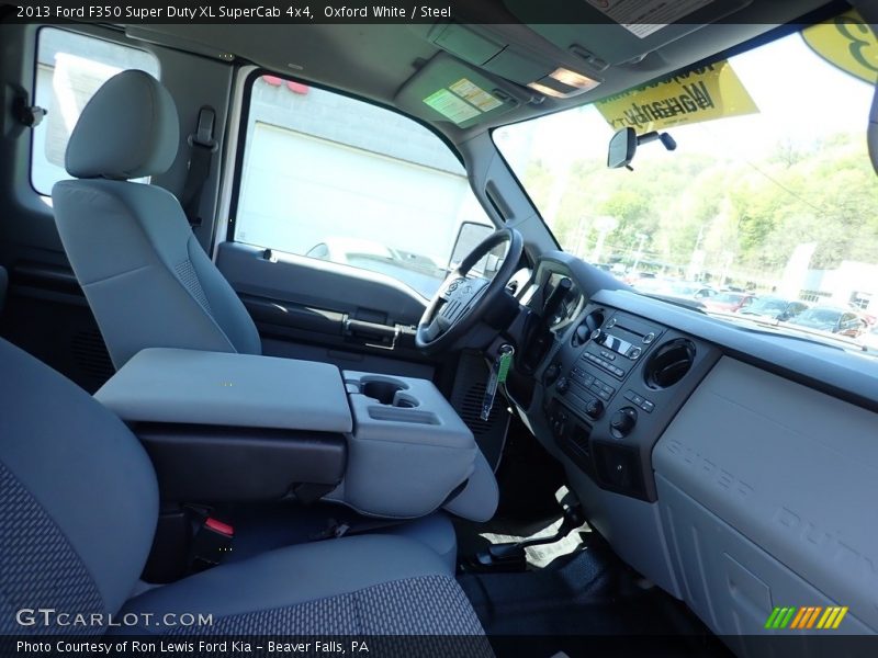 Oxford White / Steel 2013 Ford F350 Super Duty XL SuperCab 4x4