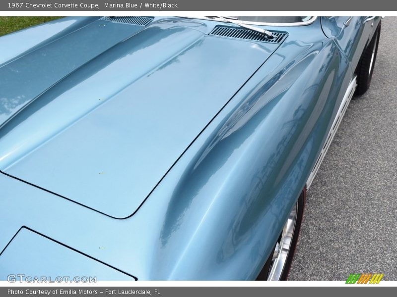 Marina Blue / White/Black 1967 Chevrolet Corvette Coupe
