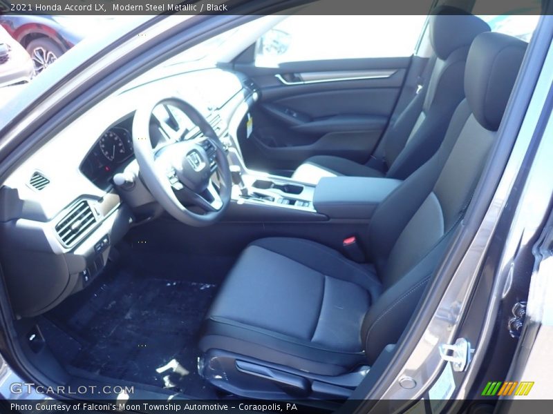 Modern Steel Metallic / Black 2021 Honda Accord LX