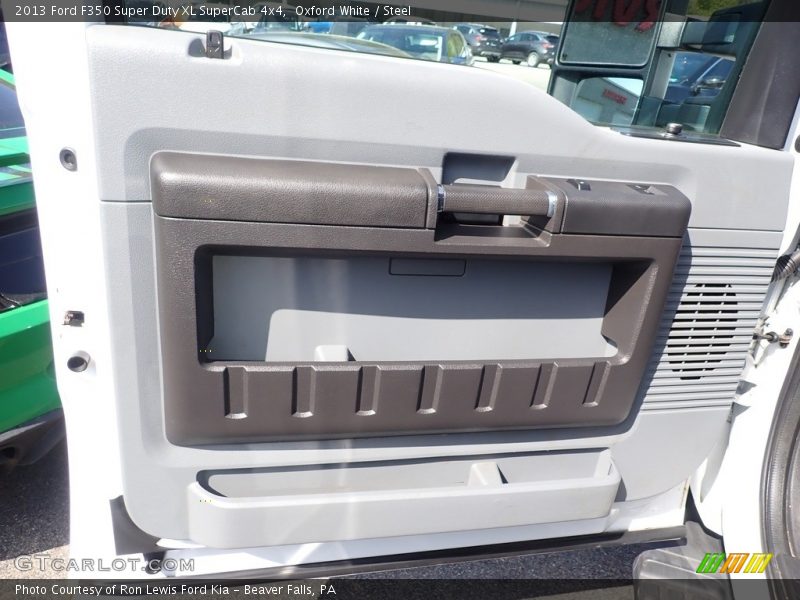 Oxford White / Steel 2013 Ford F350 Super Duty XL SuperCab 4x4