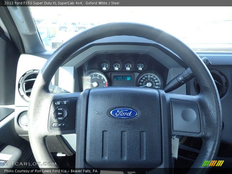 Oxford White / Steel 2013 Ford F350 Super Duty XL SuperCab 4x4