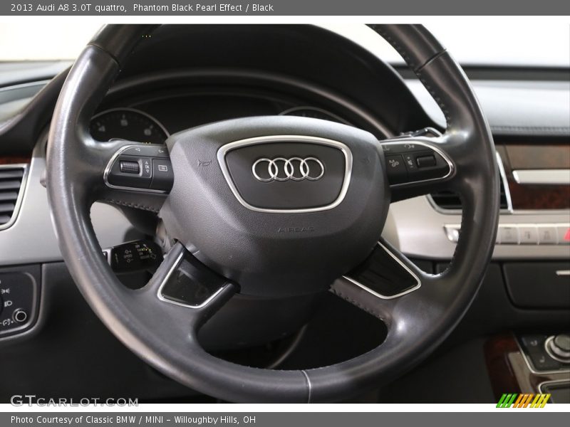 Phantom Black Pearl Effect / Black 2013 Audi A8 3.0T quattro