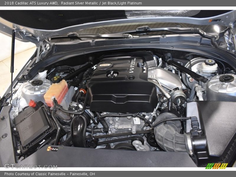 Radiant Silver Metallic / Jet Black/Light Platinum 2018 Cadillac ATS Luxury AWD