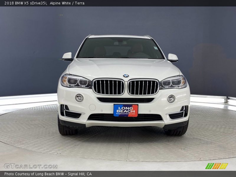 Alpine White / Terra 2018 BMW X5 sDrive35i
