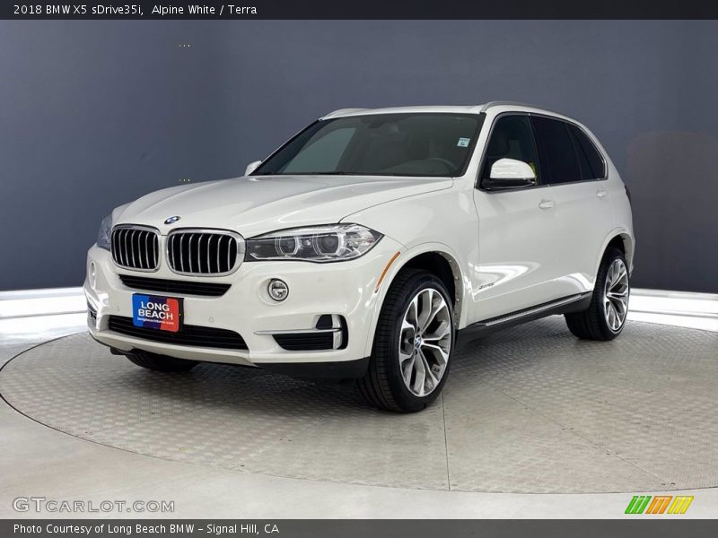 Alpine White / Terra 2018 BMW X5 sDrive35i