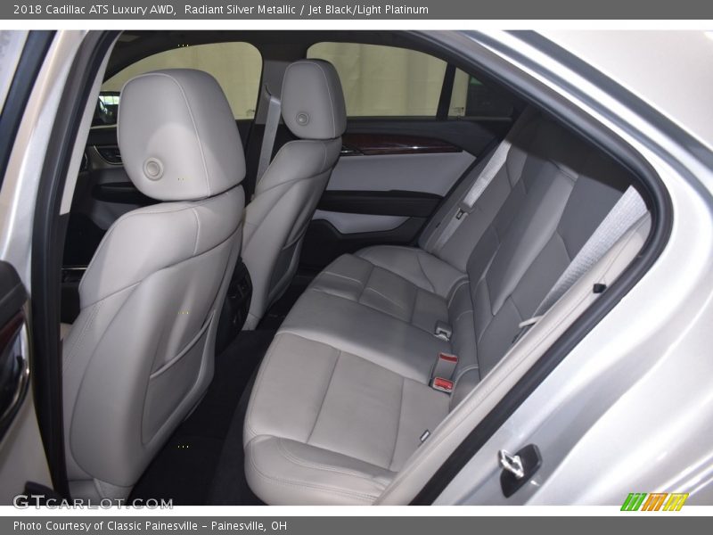 Radiant Silver Metallic / Jet Black/Light Platinum 2018 Cadillac ATS Luxury AWD