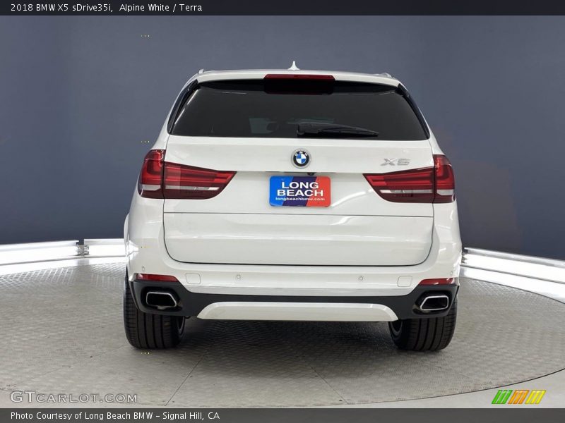 Alpine White / Terra 2018 BMW X5 sDrive35i