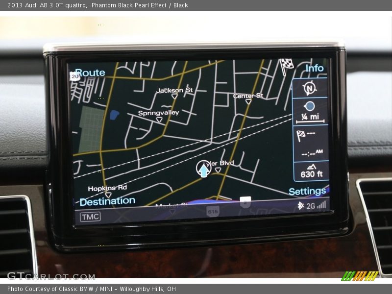 Phantom Black Pearl Effect / Black 2013 Audi A8 3.0T quattro