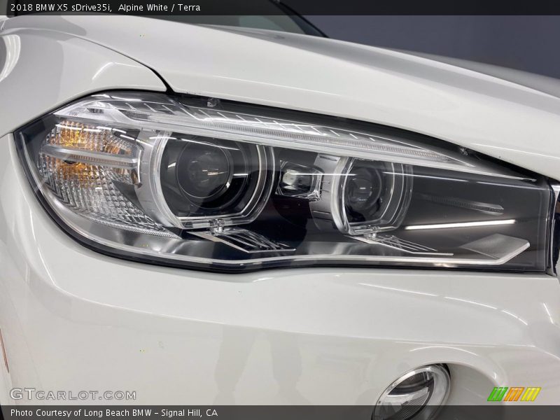 Alpine White / Terra 2018 BMW X5 sDrive35i