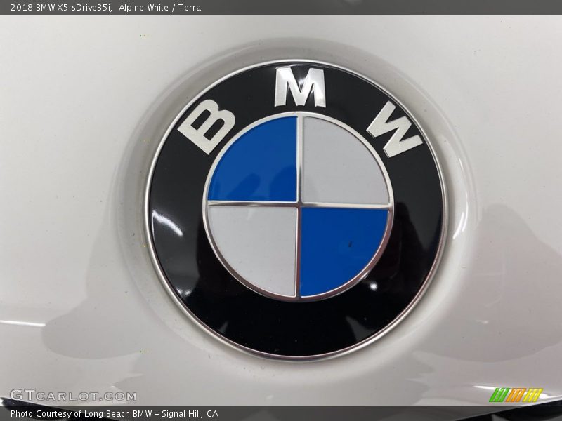 Alpine White / Terra 2018 BMW X5 sDrive35i