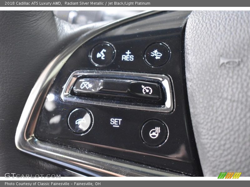 Radiant Silver Metallic / Jet Black/Light Platinum 2018 Cadillac ATS Luxury AWD