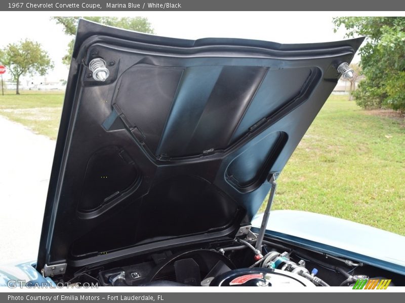 Marina Blue / White/Black 1967 Chevrolet Corvette Coupe