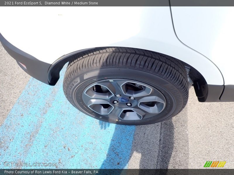 Diamond White / Medium Stone 2021 Ford EcoSport S