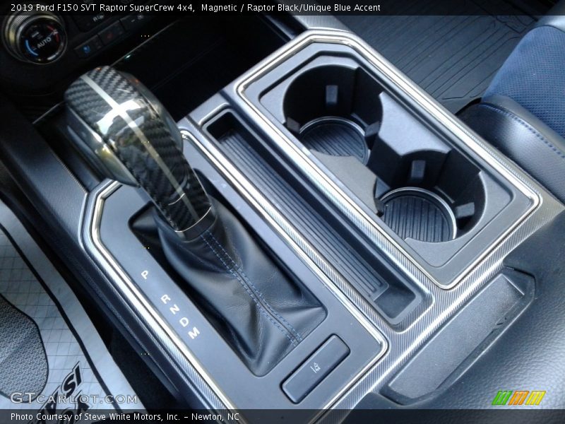 Magnetic / Raptor Black/Unique Blue Accent 2019 Ford F150 SVT Raptor SuperCrew 4x4