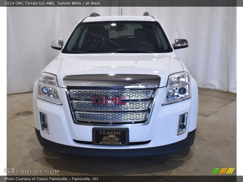 Summit White / Jet Black 2014 GMC Terrain SLE AWD
