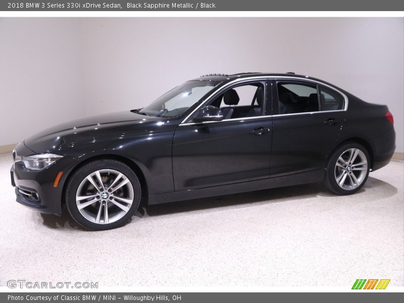 Black Sapphire Metallic / Black 2018 BMW 3 Series 330i xDrive Sedan