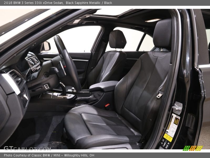 Black Sapphire Metallic / Black 2018 BMW 3 Series 330i xDrive Sedan