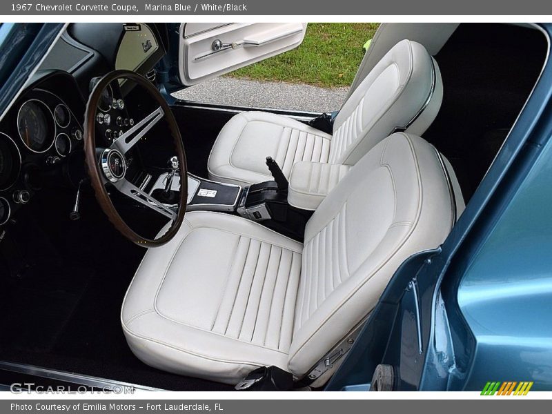  1967 Corvette Coupe White/Black Interior