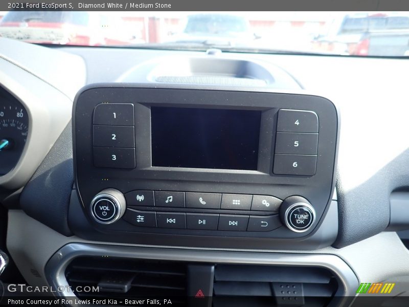 Diamond White / Medium Stone 2021 Ford EcoSport S
