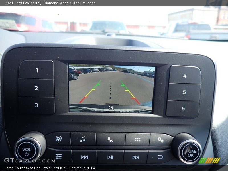 Diamond White / Medium Stone 2021 Ford EcoSport S