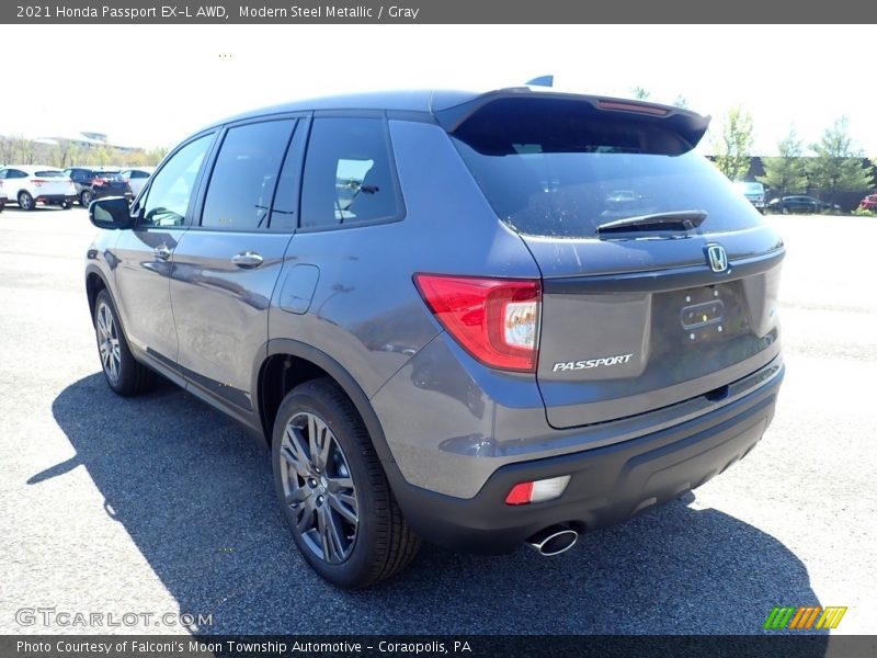 Modern Steel Metallic / Gray 2021 Honda Passport EX-L AWD