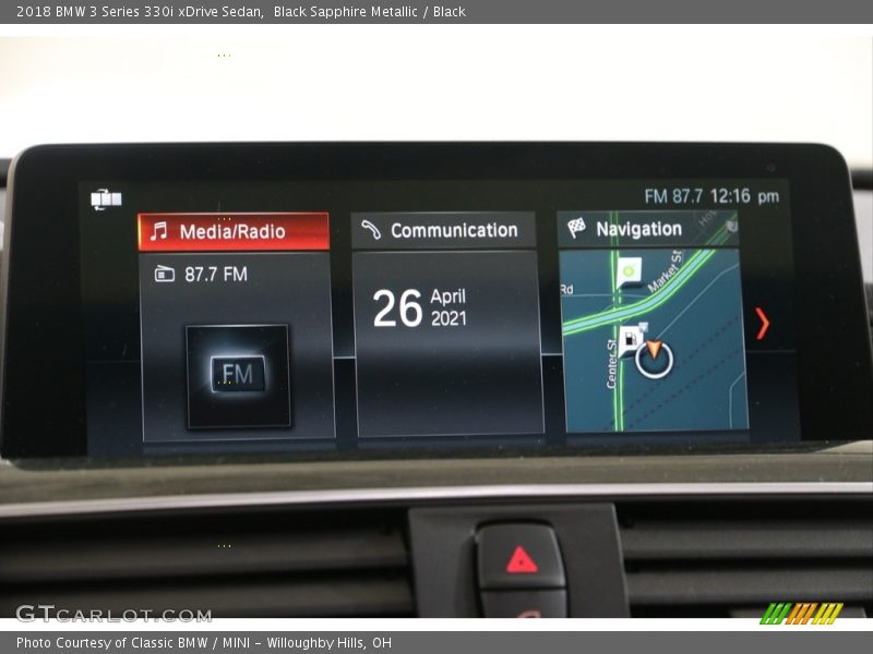 Black Sapphire Metallic / Black 2018 BMW 3 Series 330i xDrive Sedan