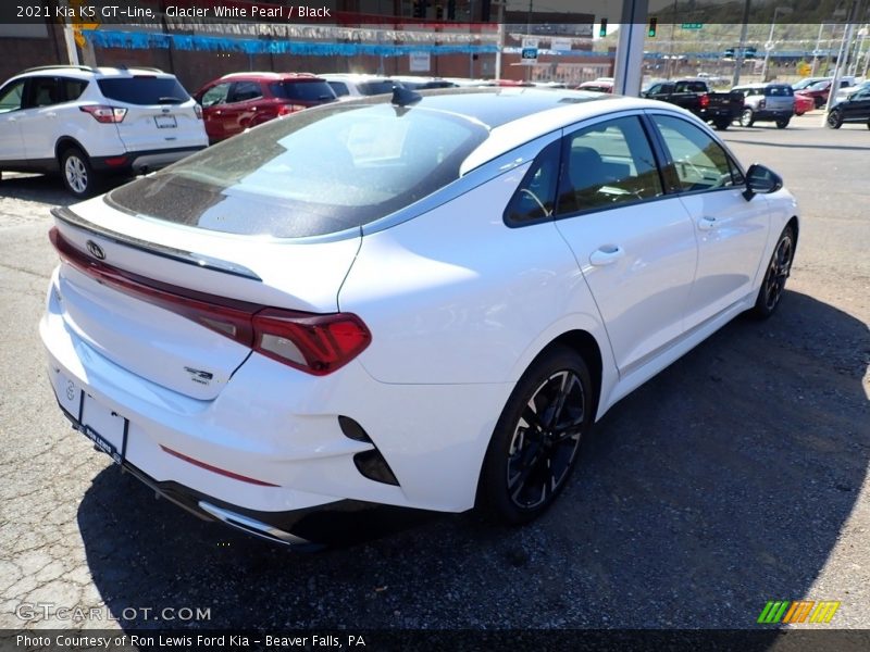 Glacier White Pearl / Black 2021 Kia K5 GT-Line