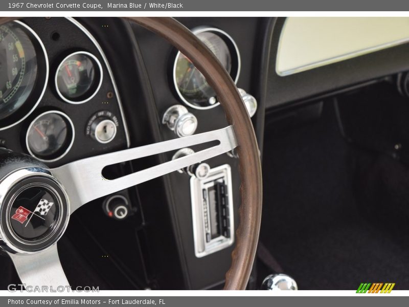 Marina Blue / White/Black 1967 Chevrolet Corvette Coupe