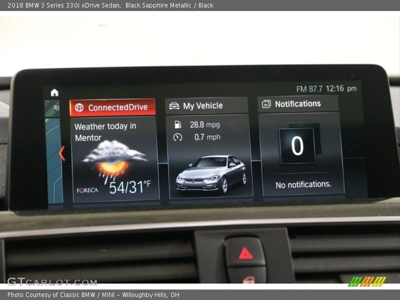 Black Sapphire Metallic / Black 2018 BMW 3 Series 330i xDrive Sedan