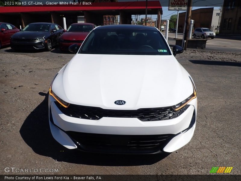 Glacier White Pearl / Black 2021 Kia K5 GT-Line