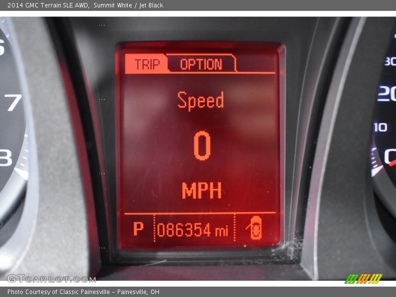 Summit White / Jet Black 2014 GMC Terrain SLE AWD