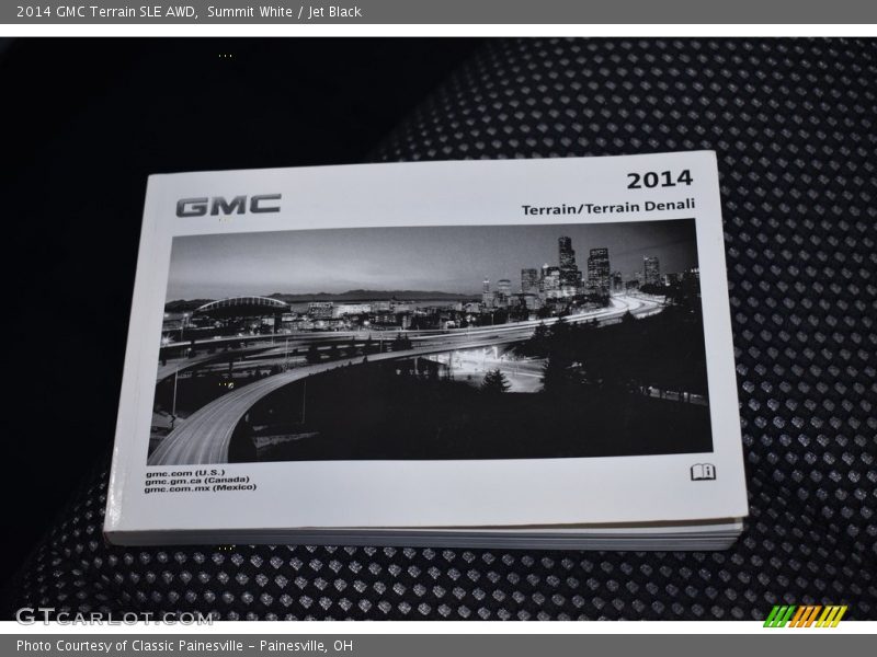 Summit White / Jet Black 2014 GMC Terrain SLE AWD