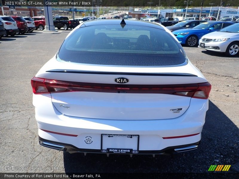 Glacier White Pearl / Black 2021 Kia K5 GT-Line