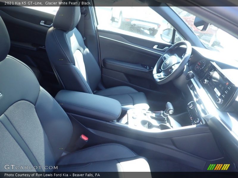 Glacier White Pearl / Black 2021 Kia K5 GT-Line