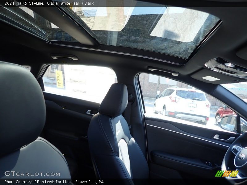 Glacier White Pearl / Black 2021 Kia K5 GT-Line