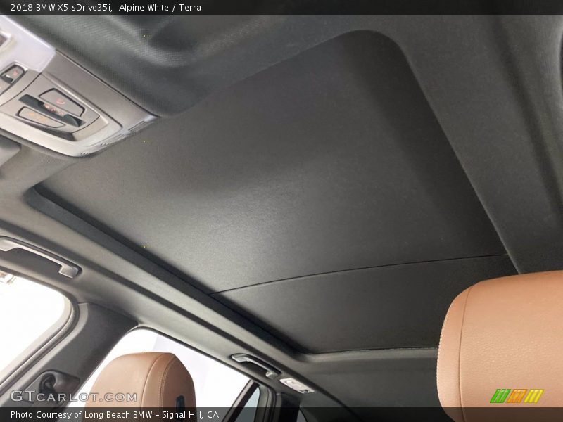 Alpine White / Terra 2018 BMW X5 sDrive35i